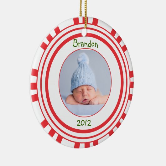 Vroegere Eerste Kerstmis Ornanment Keramisch Ornament (Rechts)