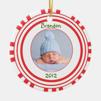Vroegere Eerste Kerstmis Ornanment Keramisch Ornament