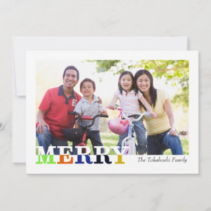 Vroegere en heldere front- en backfeestkaart feestdagenkaart