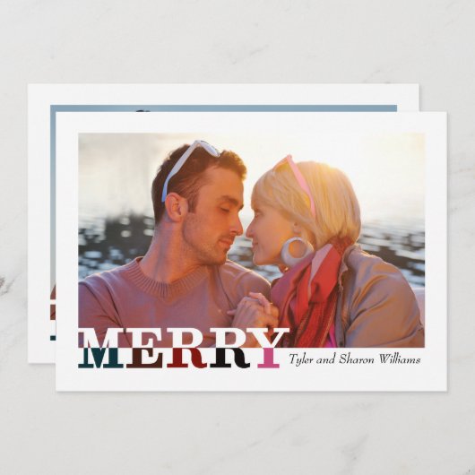 Vroegere en heldere front- en backfeestkaart feestdagenkaart (Voorkant / Achterkant)