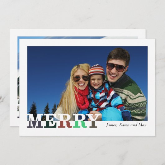 Vroegere en heldere front- en backfeestkaart feestdagenkaart (Voorkant / Achterkant)