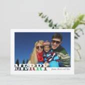 Vroegere en heldere front- en backfeestkaart feestdagenkaart (Staand voorkant)