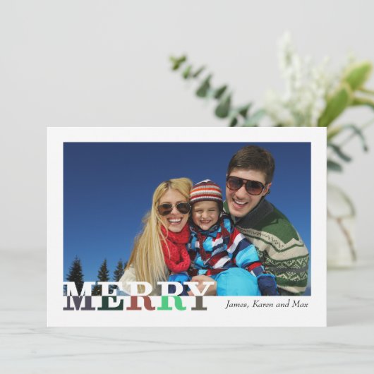 Vroegere en heldere front- en backfeestkaart feestdagenkaart (Staand voorkant)