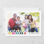 Vroegere en heldere front- en backfeestkaart feestdagenkaart (Voorkant)