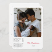 Vroegere en heldere, gepersonaliseerde fotokerstka (Voorkant / Achterkant)