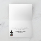 Vroegere en heldere Kaart voor kerst in Rustisch l (Binnen)