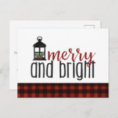 Vroegere en heldere Kaart voor kerst in Rustisch l (Voorkant / Achterkant)