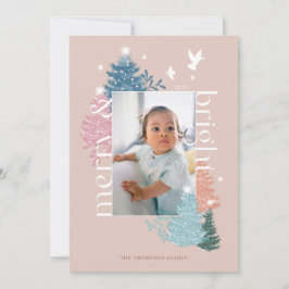 Vroegere en heldere kerstboomstructuur Foto Feestdagenkaart