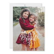 Vroegere en heldere kerstfotokaart