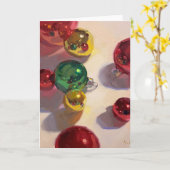 Vroegere en heldere kerstkaart kaart (Gele Bloem)