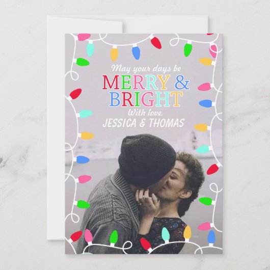 Vroegere en heldere kerstkaart voor feestdagen (Voorkant)