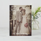 Vroegere en heldere  Retro oude foto voor kerstmis Feestdagenkaart (Staand voorkant)