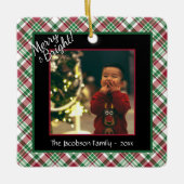 Vroegere en helderziende beelden met foto's keramisch ornament (Voorkant)