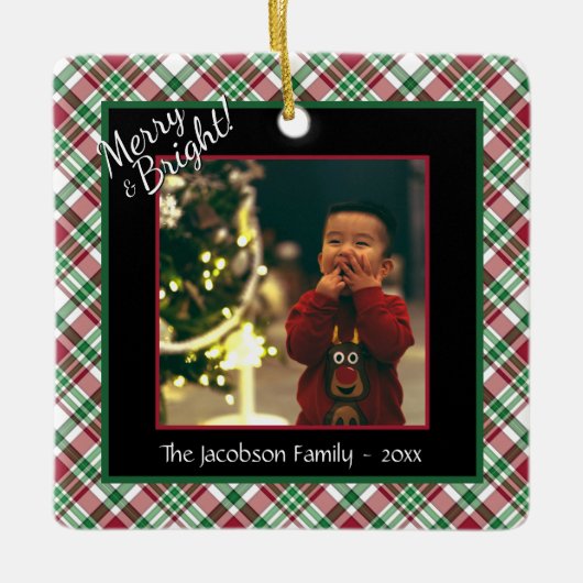 Vroegere en helderziende beelden met foto's keramisch ornament (Voorkant)