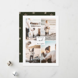 Vroegere en helderziende kerstkaart voor de modern