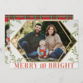 Vroegere en helderziende kerstkaarten feestdagenkaart (Voorkant / Achterkant)