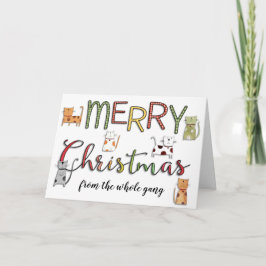 Vroegere Kerst van Alle Kerst van de Vakantie van Kaart