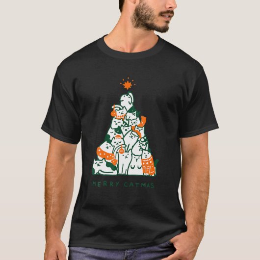 Vroegere kerstbomen t-shirt (Voorkant)