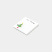 Vroegere kerstboom 3 x 3 post-it® notes (Schuin)