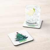 Vroegere kerstboom bier onderzetter (Rechterzijde)