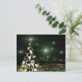 Vroegere kerstboom briefkaart (Staand voorkant)