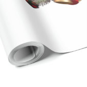 Vroegere kerstboom cadeaupapier (Rol Hoek)