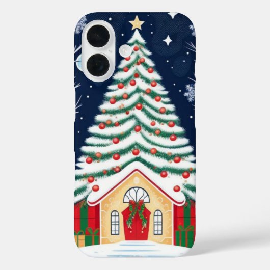 Vroegere kerstboom Case-Mate iPhone case (Achterkant)