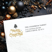 Vroegere kerstboom etiket