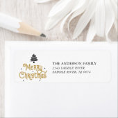 Vroegere kerstboom etiket (Insitu)