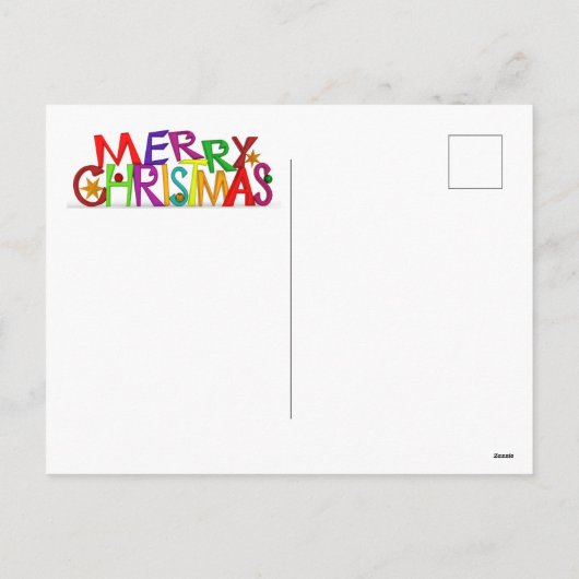 Vroegere kerstboom feestdagenkaart (Achterkant)