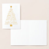 Vroegere kerstboom folie kaarten (Display)