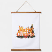 Vroegere kerstboom hangend wandkleed (Voorkant)