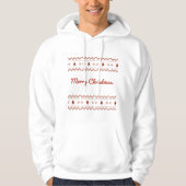 Vroegere kerstboom hoodie (Voorkant)