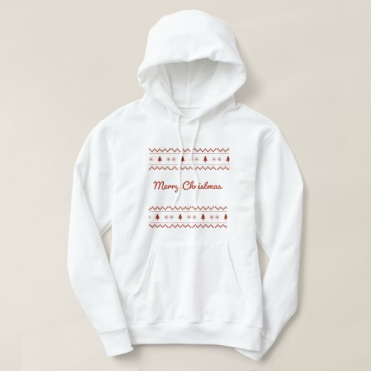 Vroegere kerstboom hoodie (Design voorkant)
