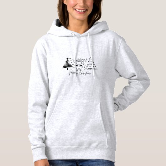 Vroegere kerstboom hoodie (Voorkant)