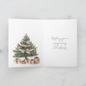 Vroegere kerstboom kaart (Binnen)