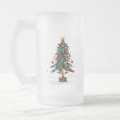 Vroegere kerstboom matglas bierpul (Links)