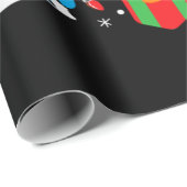 Vroegere kerstboom met ijskap cadeaupapier (Rol Hoek)