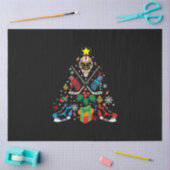 Vroegere kerstboom met ijskap tissuepapier (Craft)