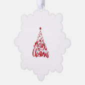 Vroegere kerstboom ornament kaart (Links)