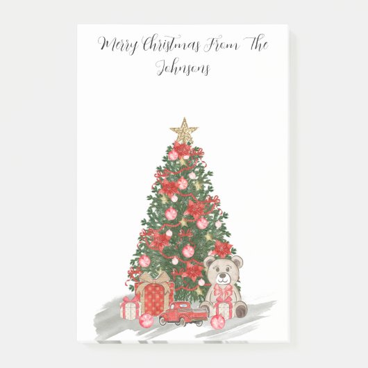 Vroegere kerstboom post-it® notes (Voorkant)