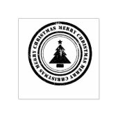 Vroegere kerstboom rubberstempel (Afrduk)