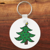 Vroegere kerstboom sleutelhanger (Voorkant)