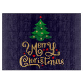 Vroegere kerstboom snijplank (Voorkant)