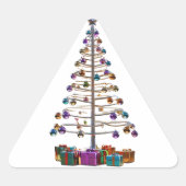 Vroegere kerstboom sticker (Voorkant)