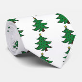 Vroegere kerstboom stropdas (Opgerold)