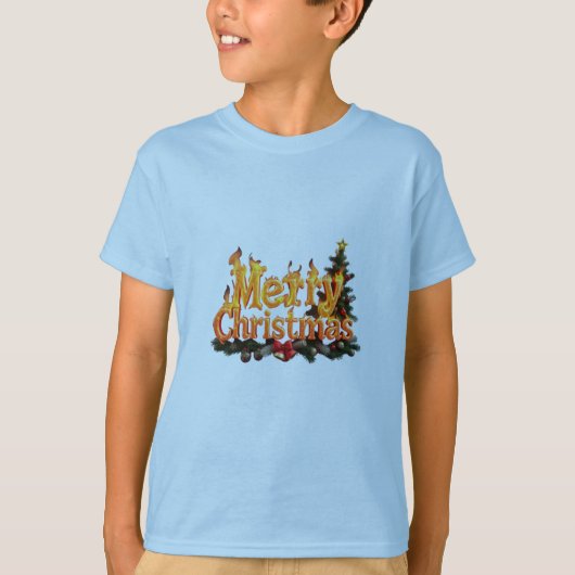 Vroegere kerstboom t-shirt (Voorkant)
