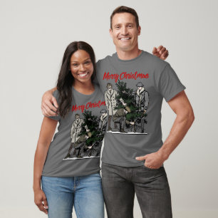 Vroegere kerstboom t-shirt