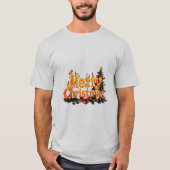 Vroegere kerstboom t-shirt (Voorkant)