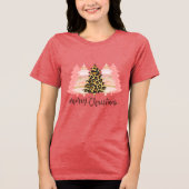 Vroegere kerstboom Tri-Blend shirt (Voorkant)